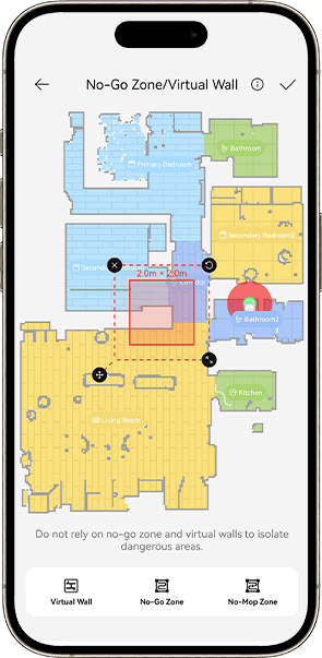 App DreameHome control del robot X50 Master