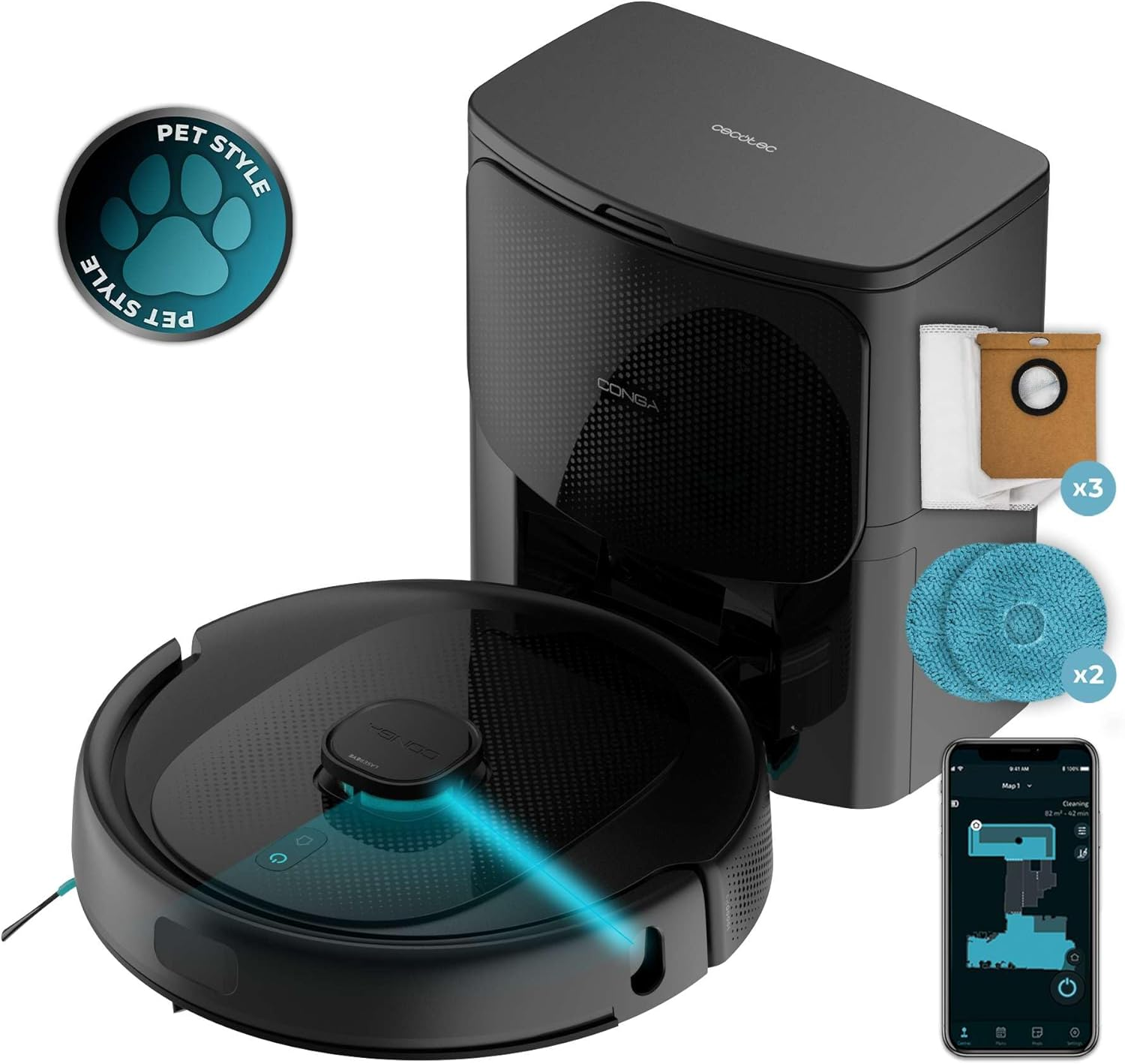 Conga Cecotec 9590 Spin revolution